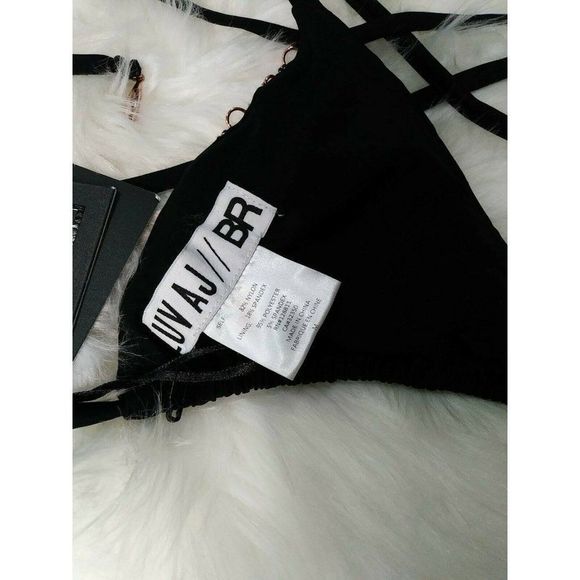 NWT LUV AJ BR Copper Chain Link Bikini Top M - Picture 5 of 7